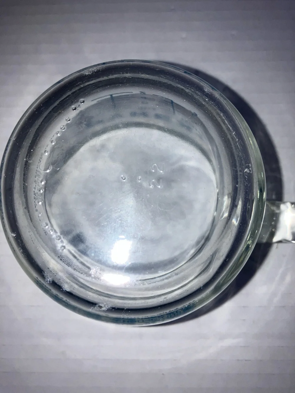 Vintage PYREX Glass Measuring‎ Cup with Blue Markings Patent Pending Model 80’s